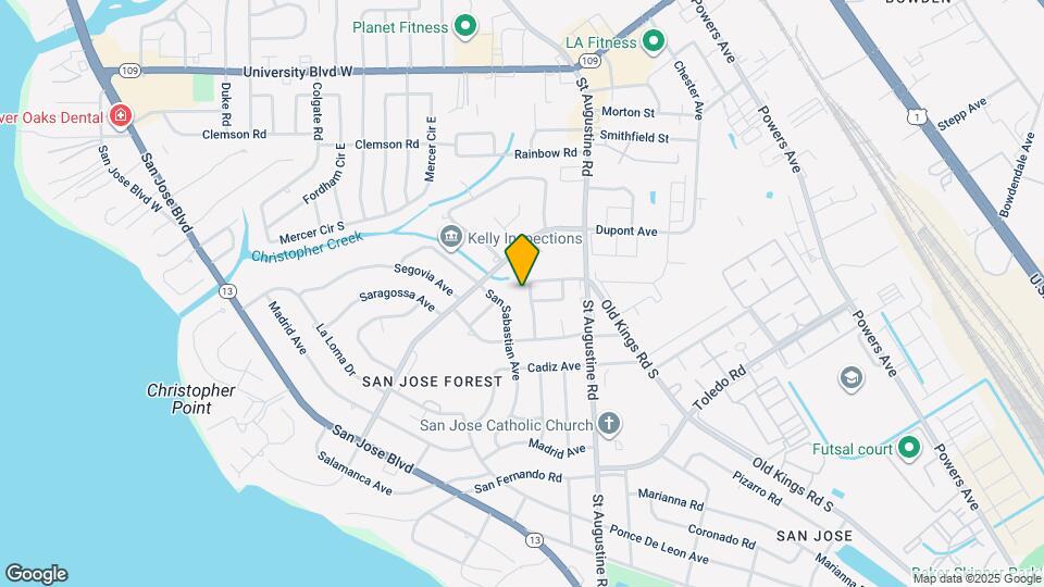 6812 Caballero Dr Map and Location Details