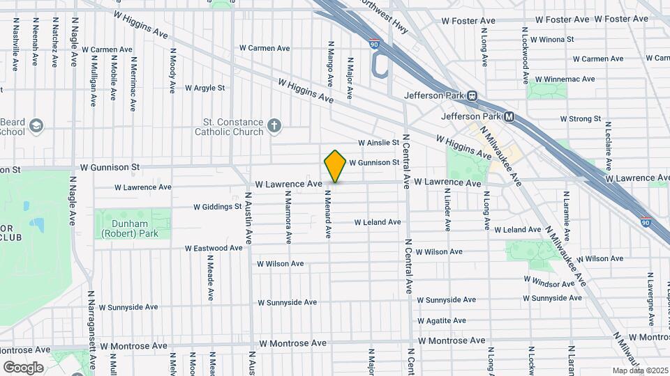 5753 W Lawrence Ave Map and Location Details