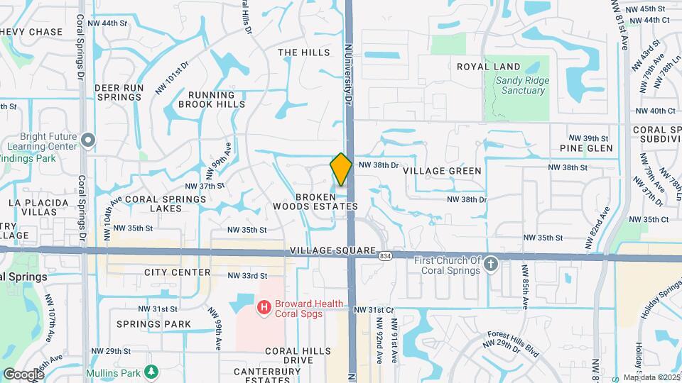 3582 N University Dr Map and Location Details