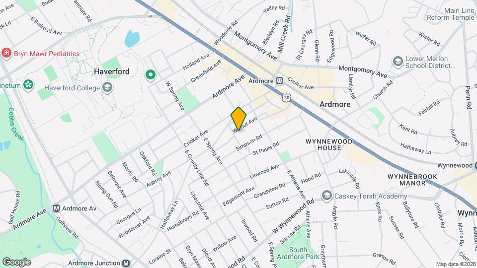 123 Walnut Ave Map and Location Details