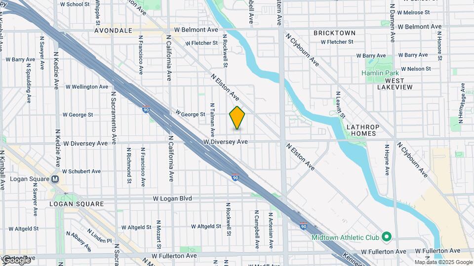 2814 N Maplewood Ave, Unit J08P Mapa y Detalles de la Ubicación