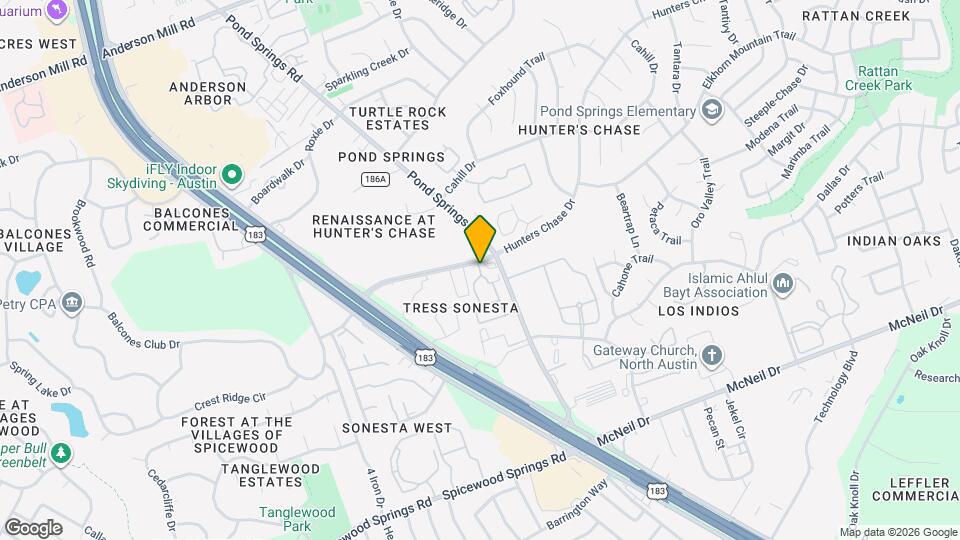 12215 Hunters Chase Dr Map and Location Details