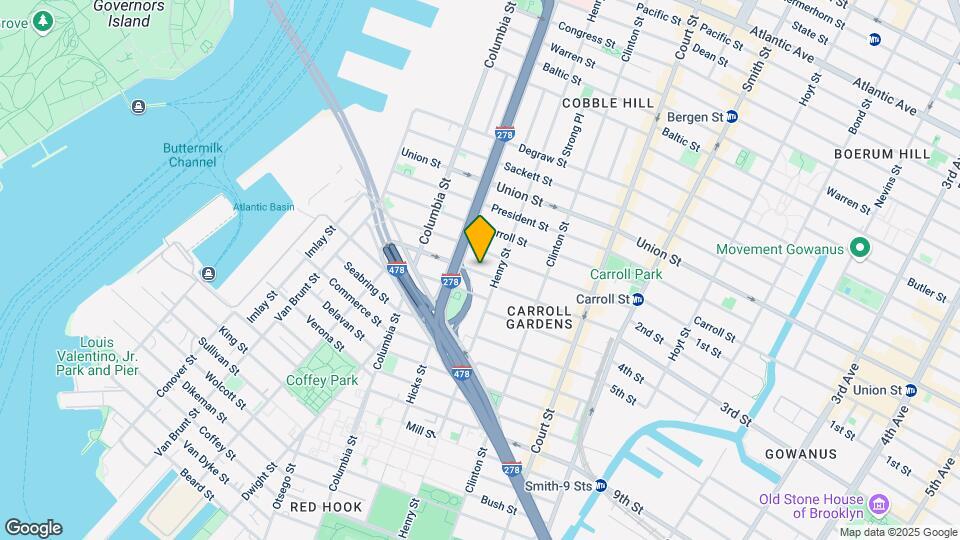 85 Woodhull St-Unit -2 Map and Location Details