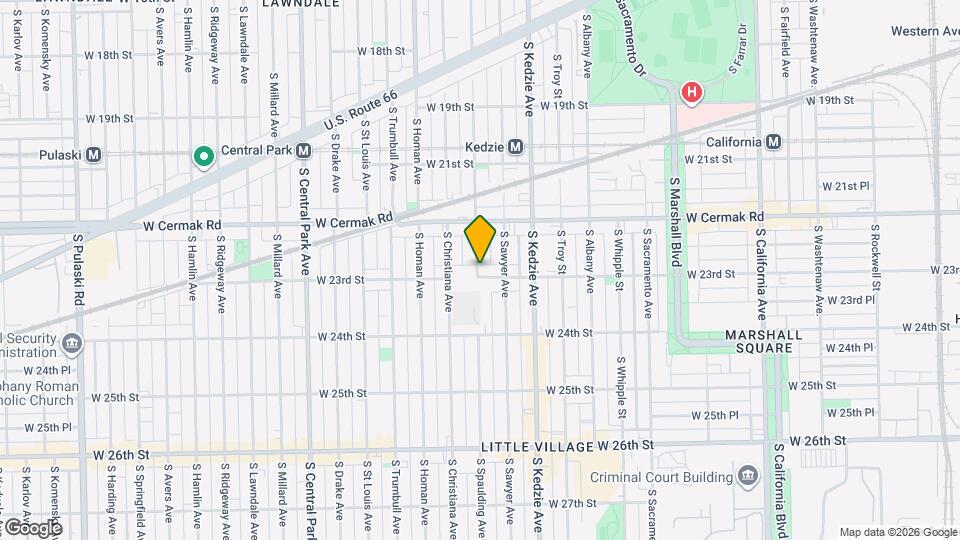 3258 W 23rd St, Unit 1R Mapa y Detalles de la Ubicación