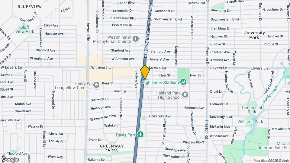 5801 Grassmere Ln Map and Location Details