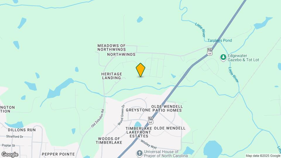 1498 Rhodes Pond St Map and Location Details