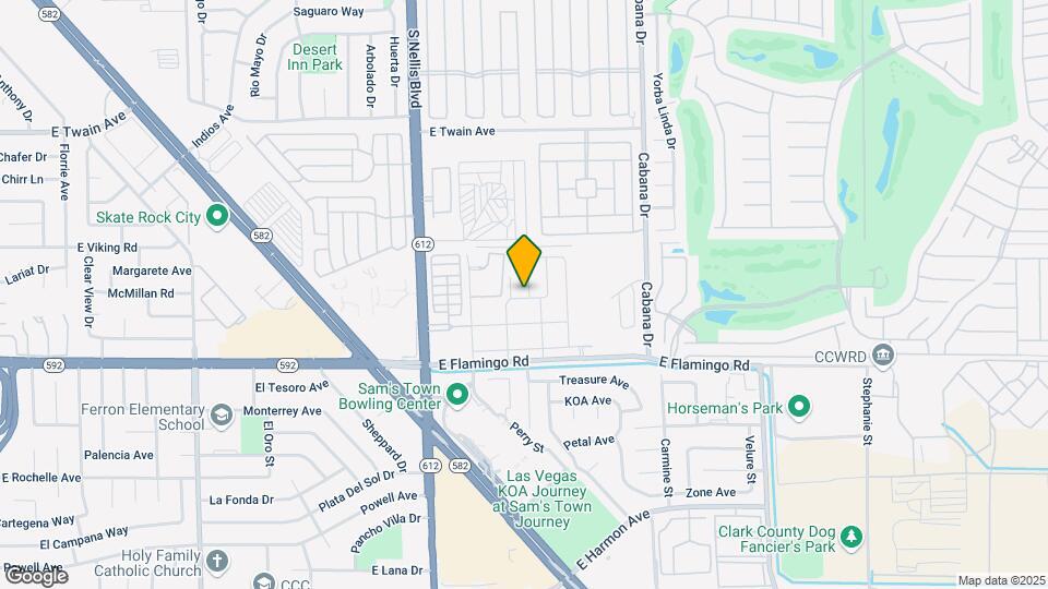 5380 E Flamingo Rd Mapa y Detalles de la Ubicación