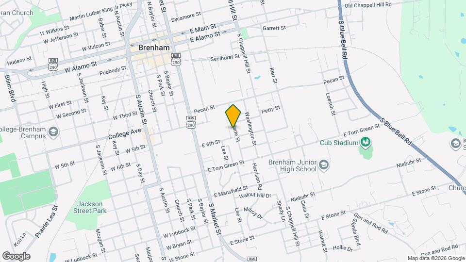 1104 Marie St Map and Location Details