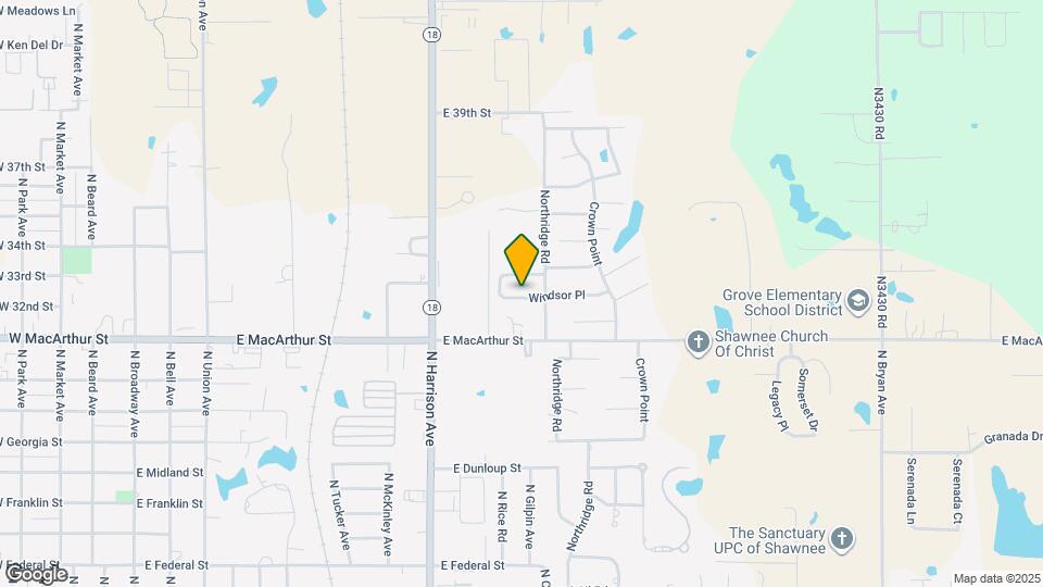 1206 Windsor Pl Map and Location Details