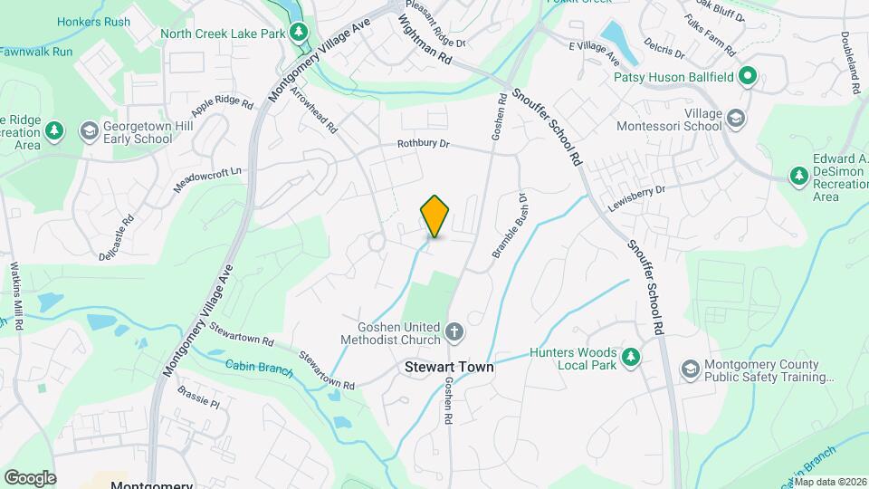 9209 Frostburg Way Map and Location Details