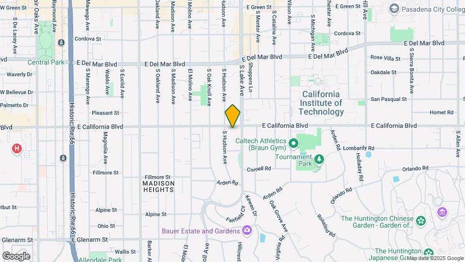 824-834 E California Blvd Map and Location Details