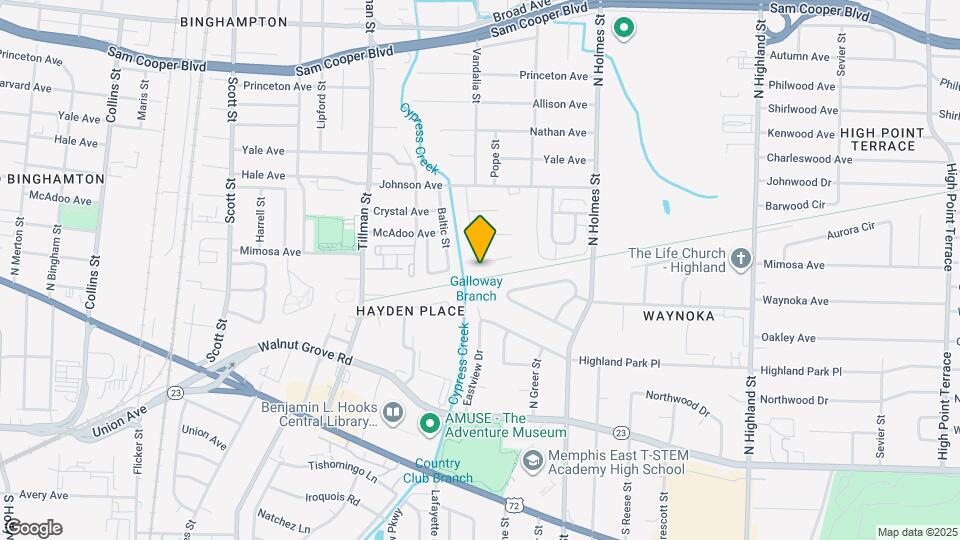 3135 Mimosa Ave Map and Location Details