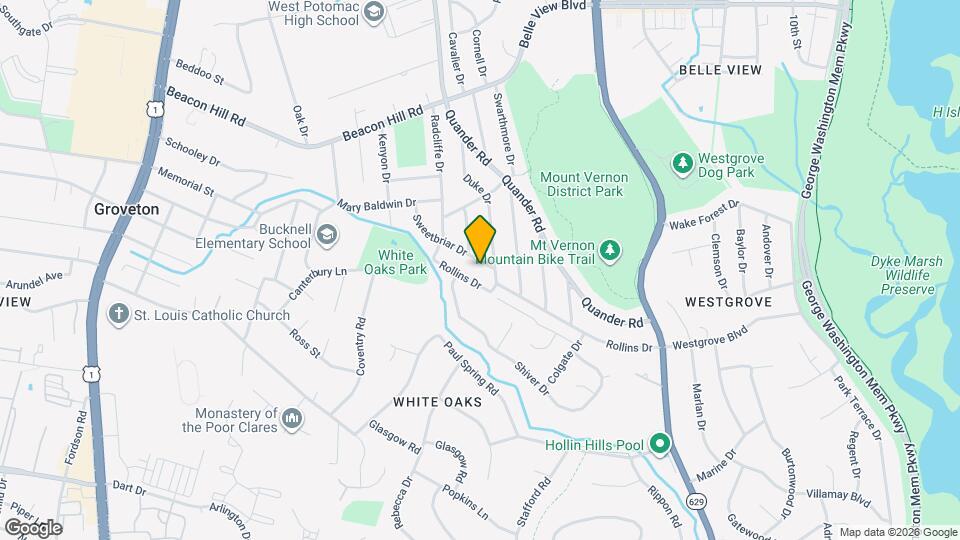 2207 Sweetbriar Dr Map and Location Details