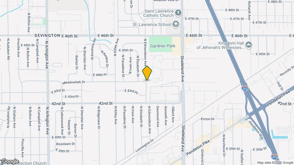 4307 N Edmondson Ave Map and Location Details