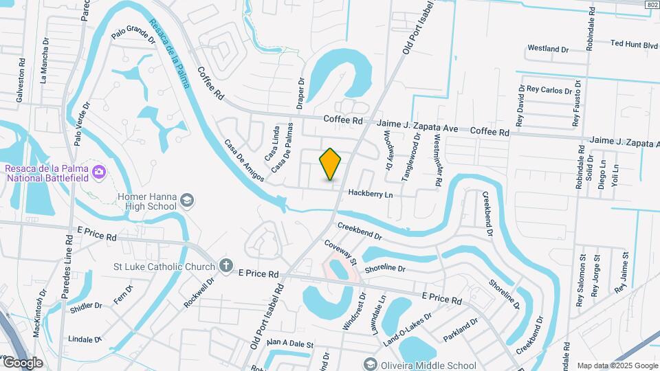 1405 Old Port Isabel Rd Map and Location Details