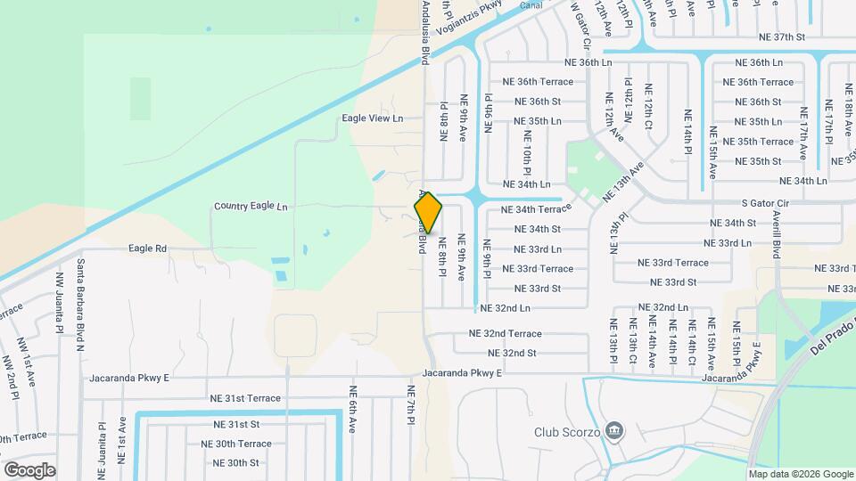 3337 Andalusia Blvd Map and Location Details