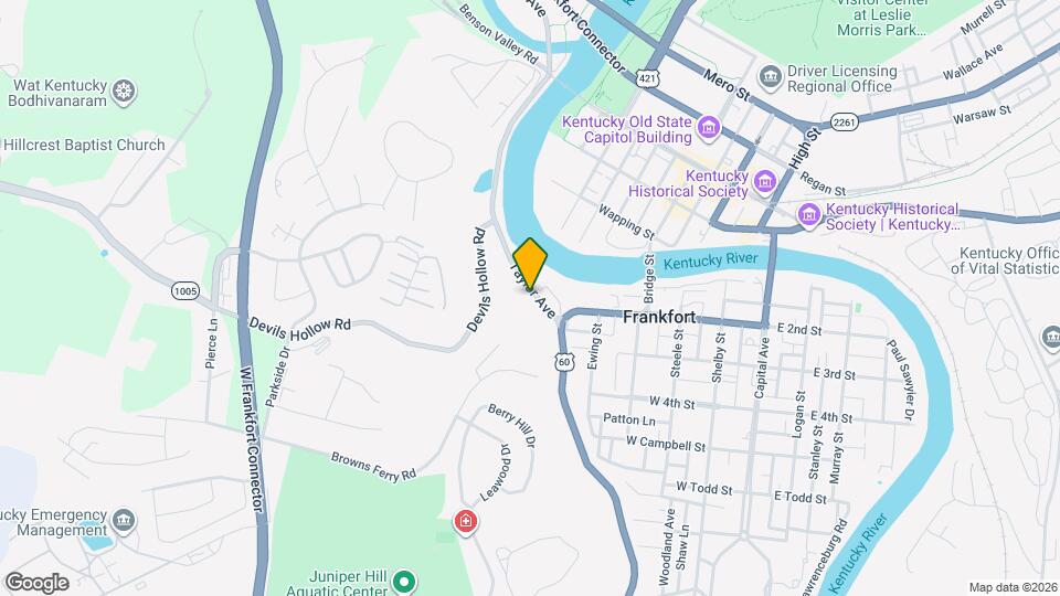 619 Taylor Ave Map and Location Details