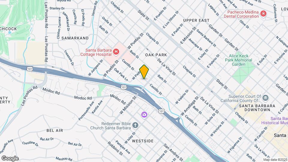 2015 Castillo St Map and Location Details