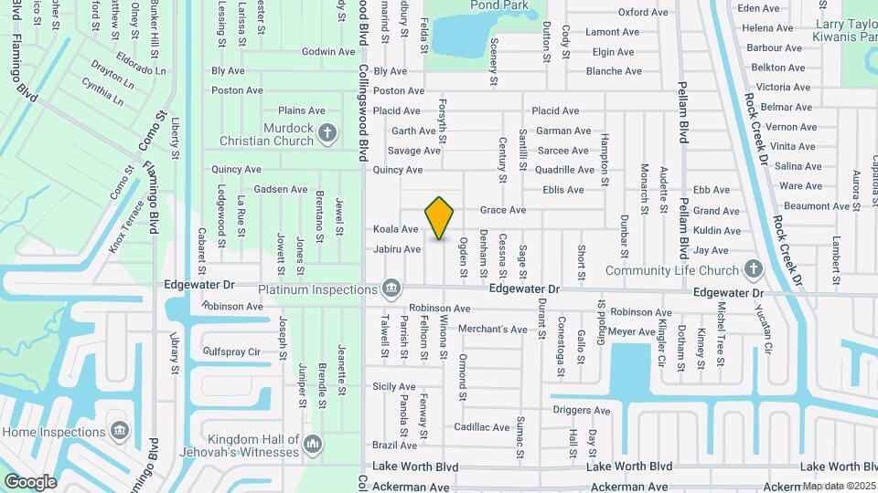 3471 Winona St Map and Location Details