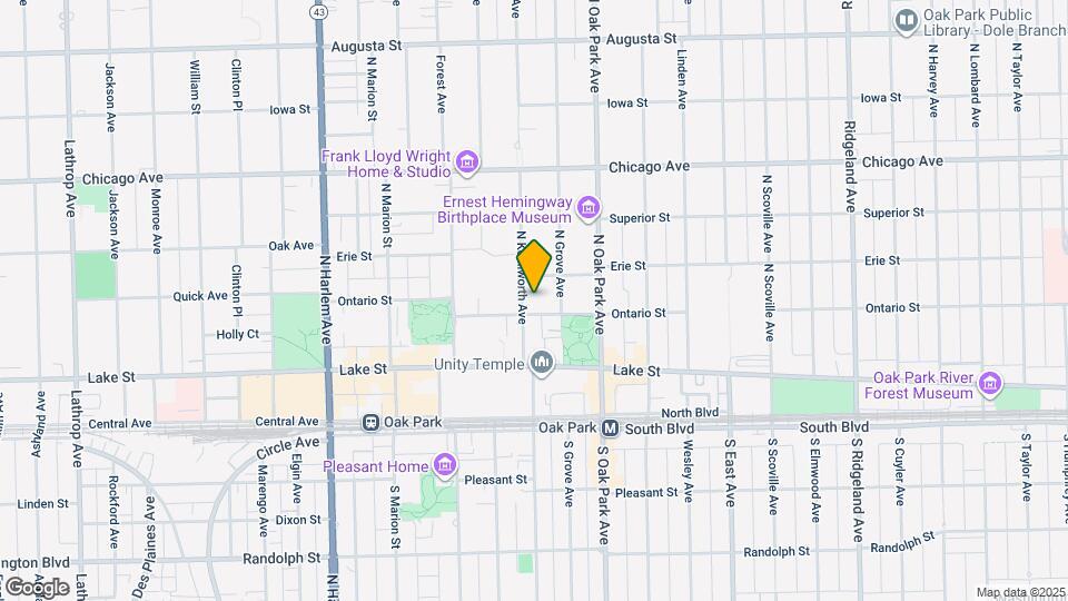 210 N Kenilworth Ave Map and Location Details