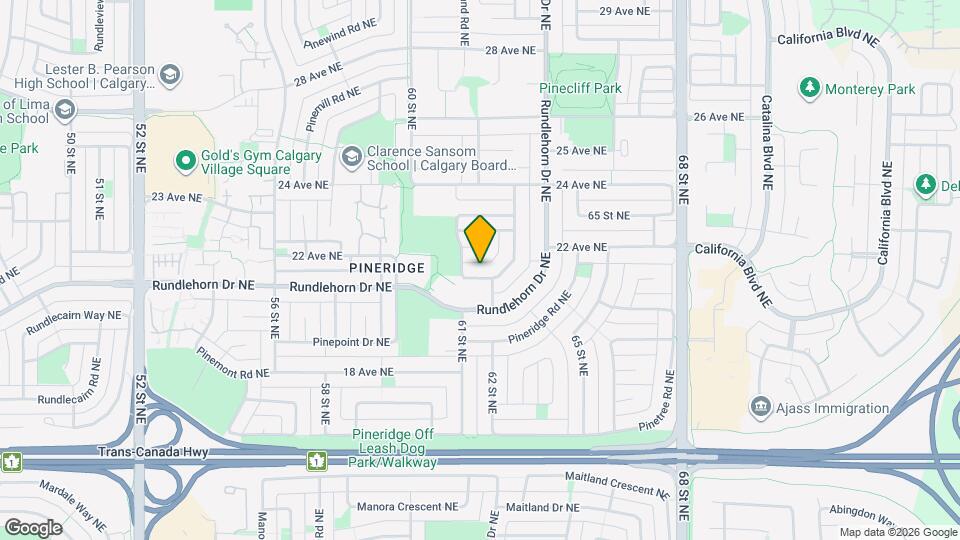 208 Pinehill Rd NE Map and Location Details