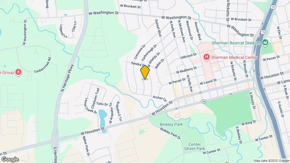 1805 Yarborough Dr Map and Location Details