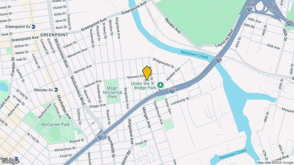 58 Hausman St, Unit Apt 1 Map and Location Details