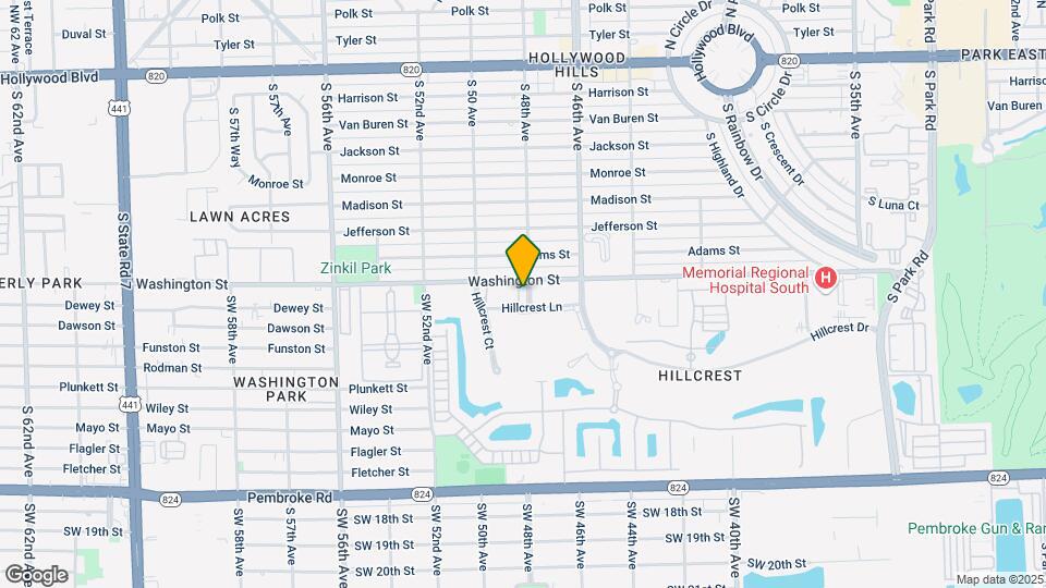 4802 Washington St, Unit 142 Map and Location Details