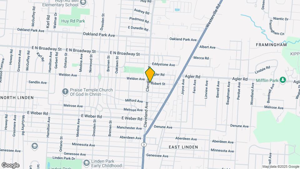 2888 Cleveland Ave Map and Location Details