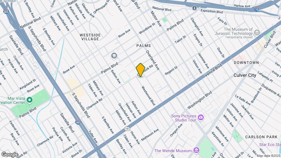 3620 Westwood Blvd Mapa y Detalles de la Ubicación