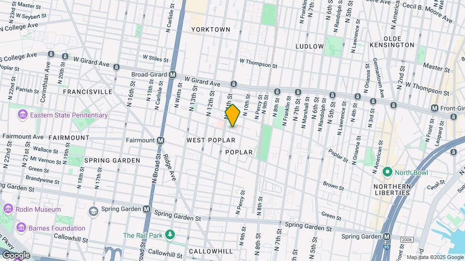 1015 Parrish St Map and Location Details