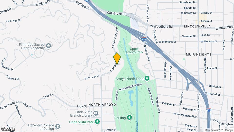 1812 Linda Vista Ave Mapa y Detalles de la Ubicación