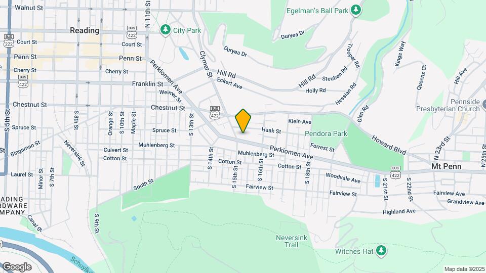1513 Perkiomen Ave Map and Location Details