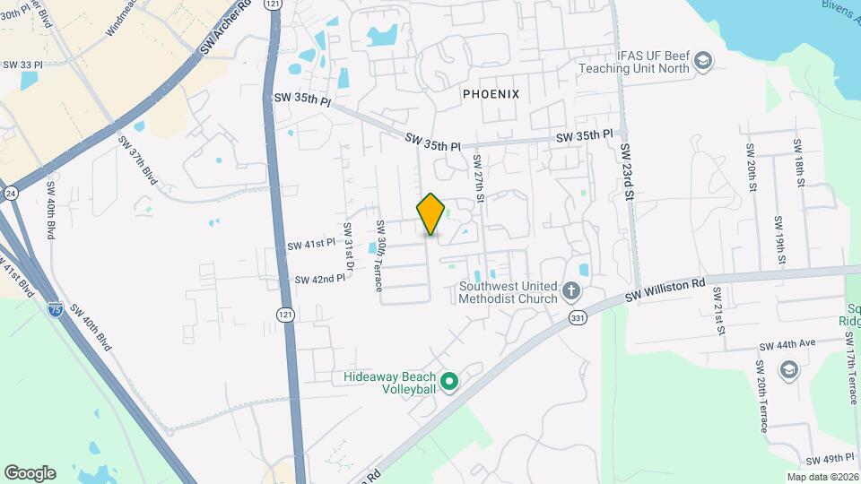 3811 SW 28th Terrace Mapa y Detalles de la Ubicación