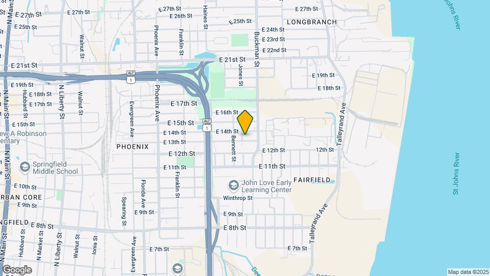 1603 E 13th St Map and Location Details
