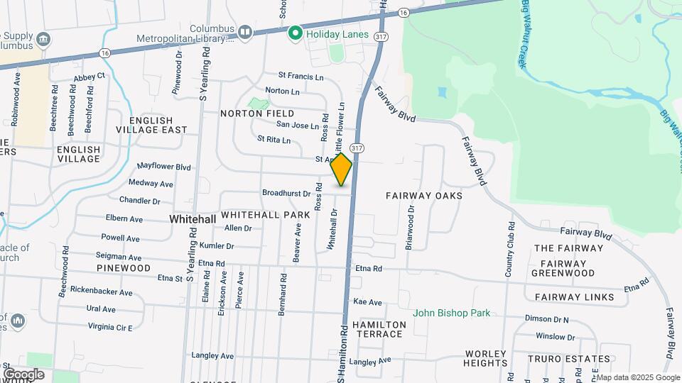 4644 Broadhurst Dr Map and Location Details