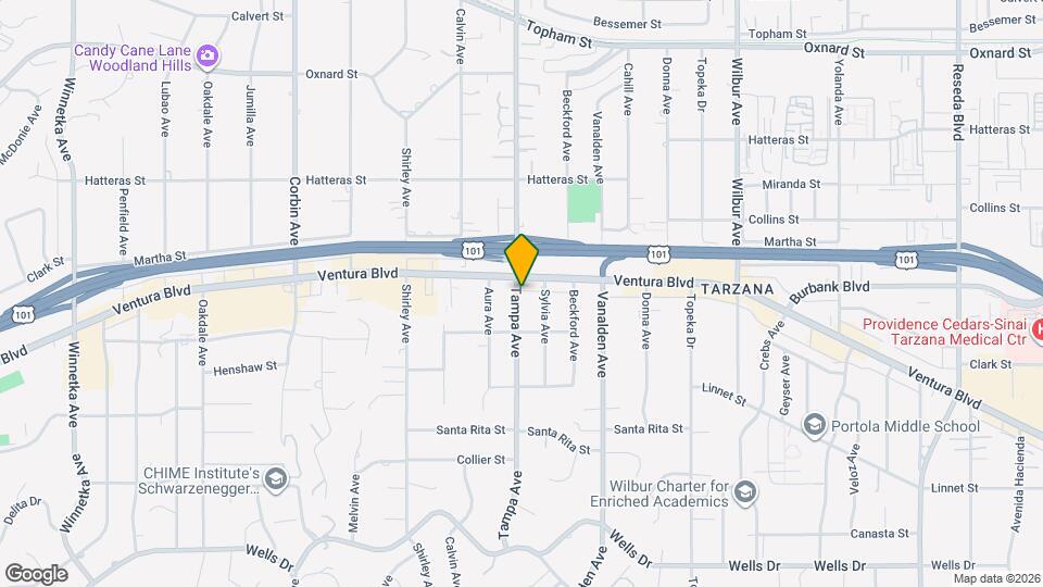 5544 Tampa Ave, Unit 5544 Mapa y Detalles de la Ubicación