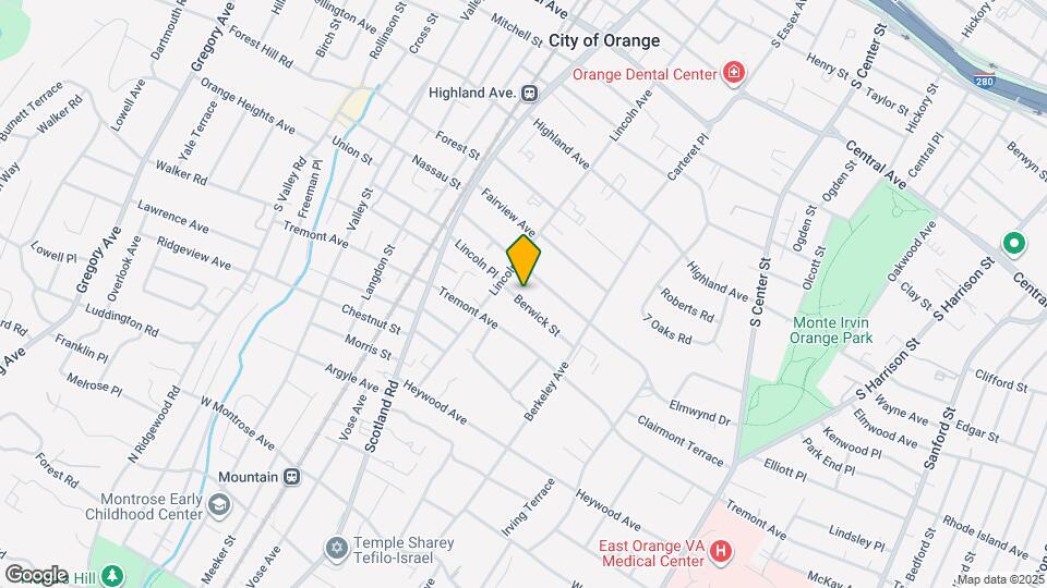 421 Berwick St Map and Location Details