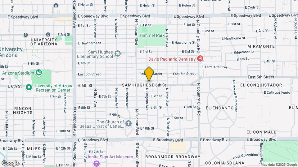 500 N Forgeus Ave, Unit 100 Mapa y Detalles de la Ubicación