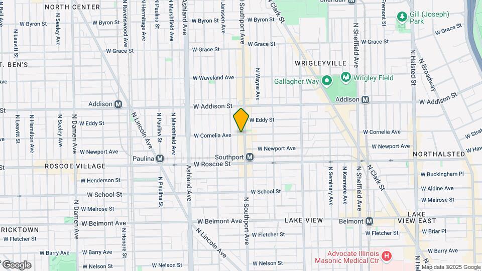 1409 W Cornelia Ave, Unit M03B Map and Location Details