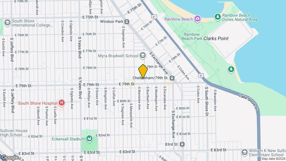 7850 S Burnham Ave Map and Location Details