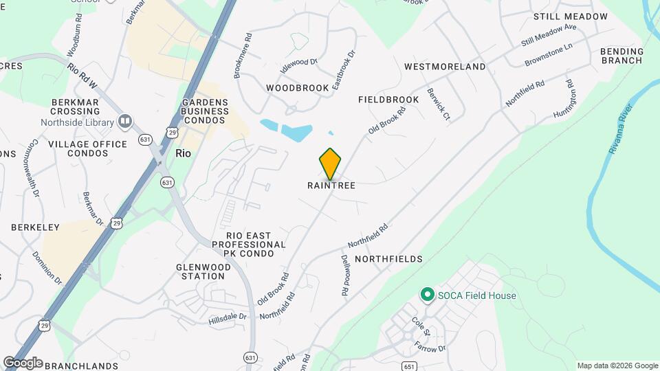 1600 Old Brook Rd Map and Location Details