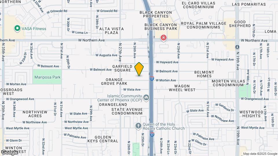 2536 W Morten Ave Map and Location Details