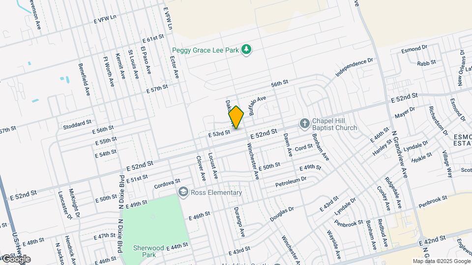 1730 E 53rd St Map and Location Details