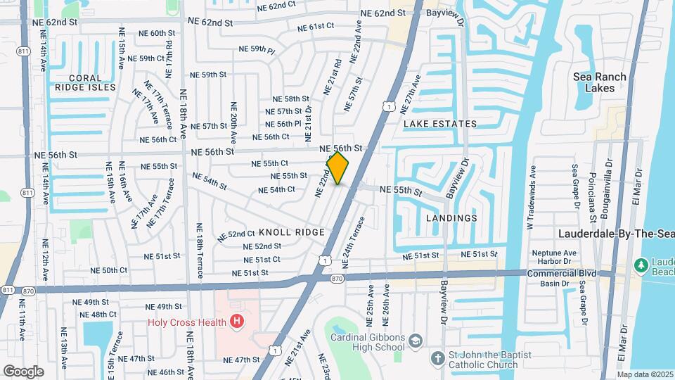 5440 NE 22nd Ter Mapa y Detalles de la Ubicación