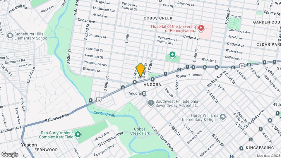 5725 Baltimore Ave Map and Location Details