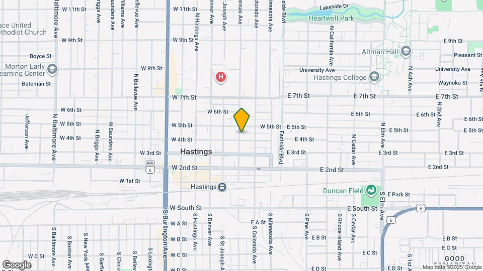 322 W 4th St Map and Location Details
