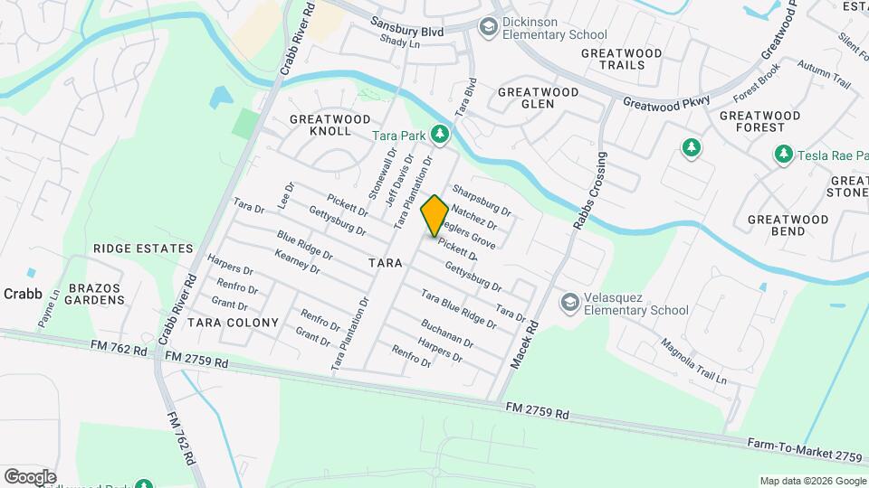 7010 Pickett Dr Map and Location Details