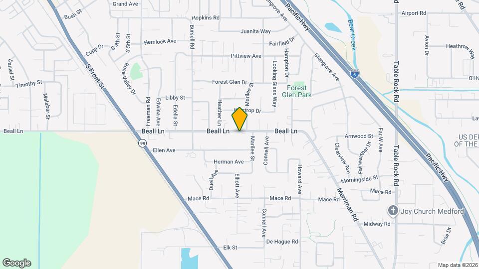 685 Beall Ln Map and Location Details