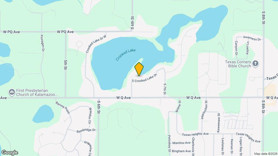 1631 S Crooked Lake Dr Map and Location Details